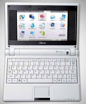 Asus Eee s OS Xandros